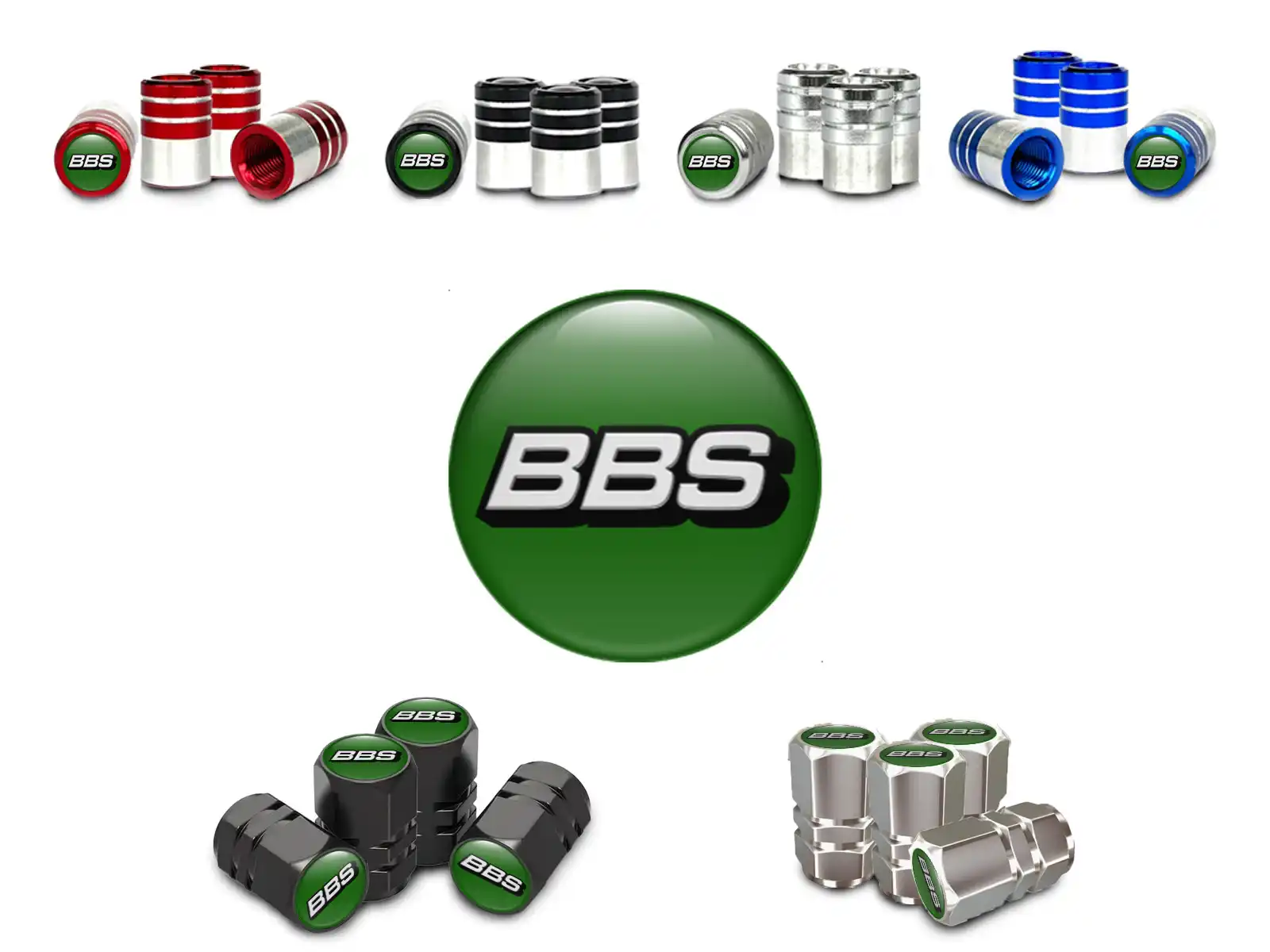 BBS Cubiertas De Válvula Auto Calidad Premium